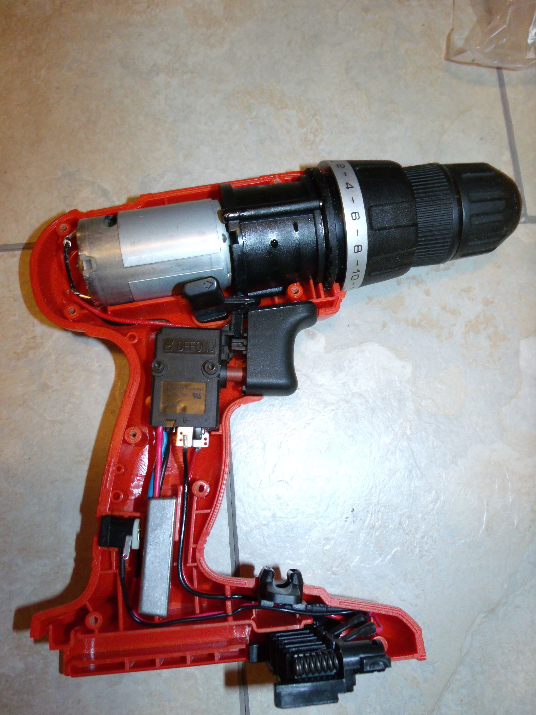 Fix a Broken Power Plug on a Cordless Drill 3 Steps Instructables