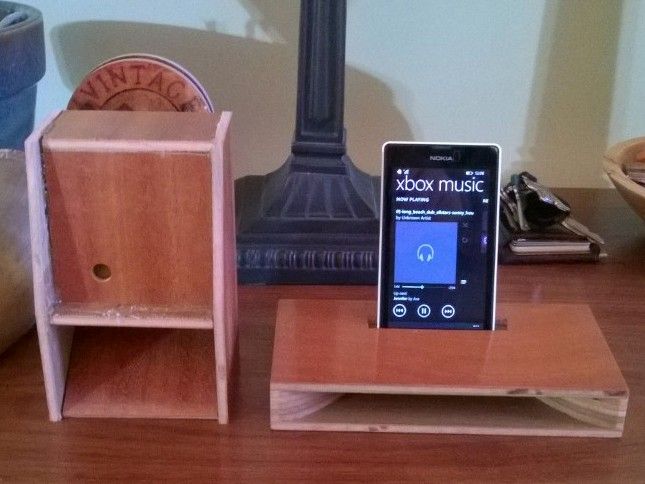 folded horn passive phone speaker