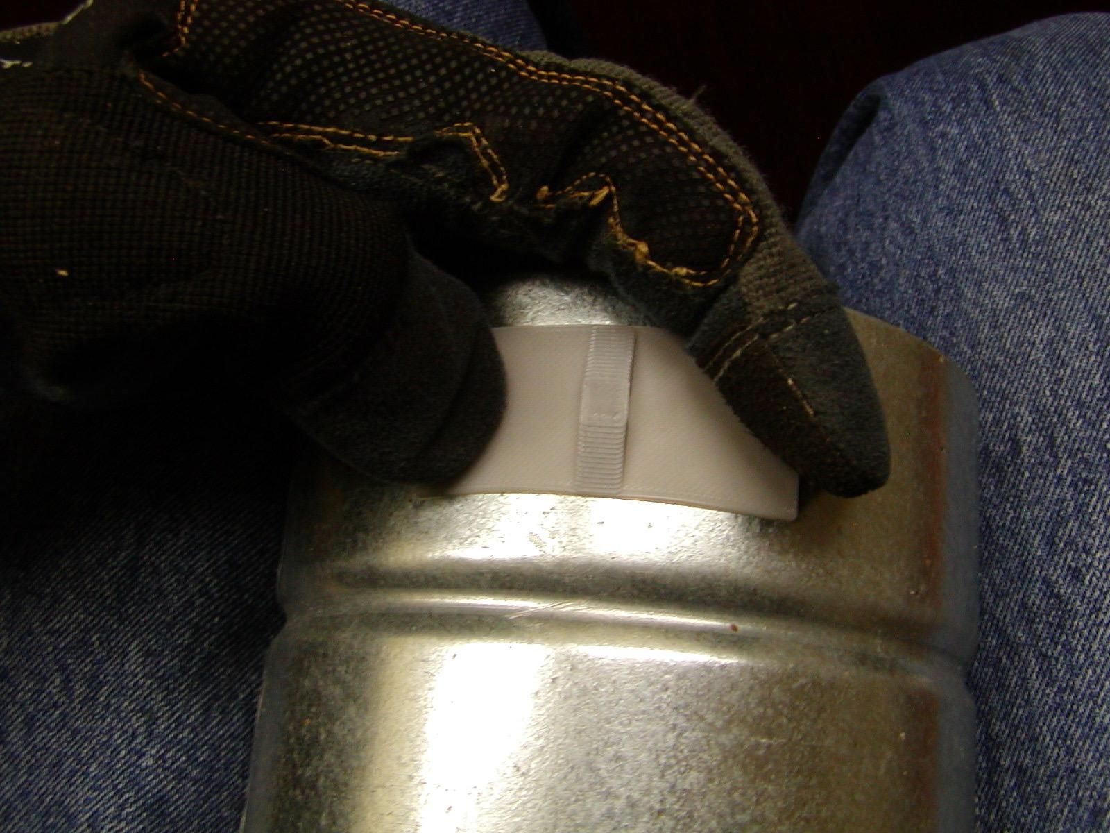 Cable Mount being shaped