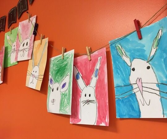 Easter Bunny Portrait - Directed Drawing for Kids : 6 Steps - Instructables