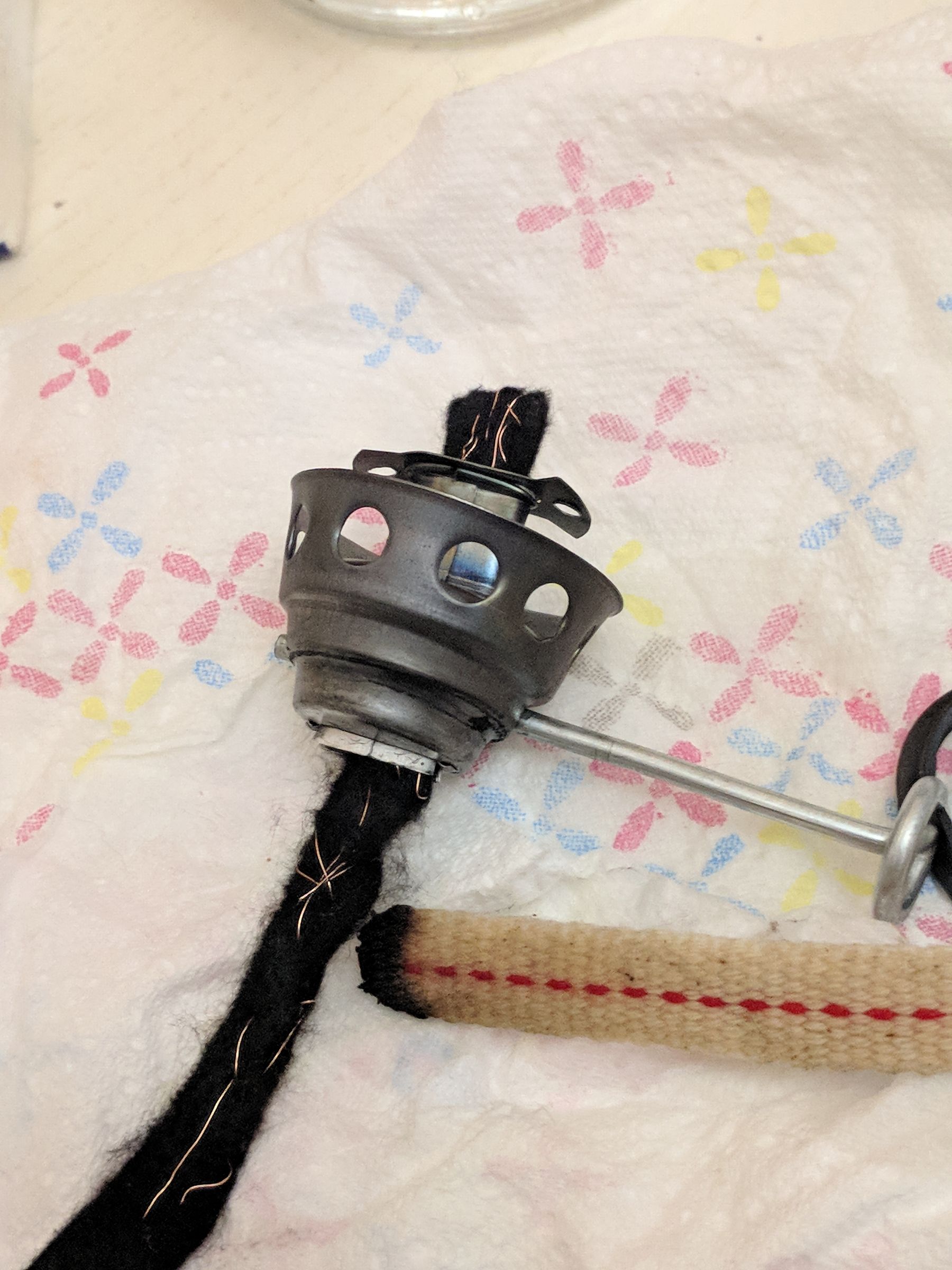 Permanent Oil Lamp Wick. 4 Steps Instructables