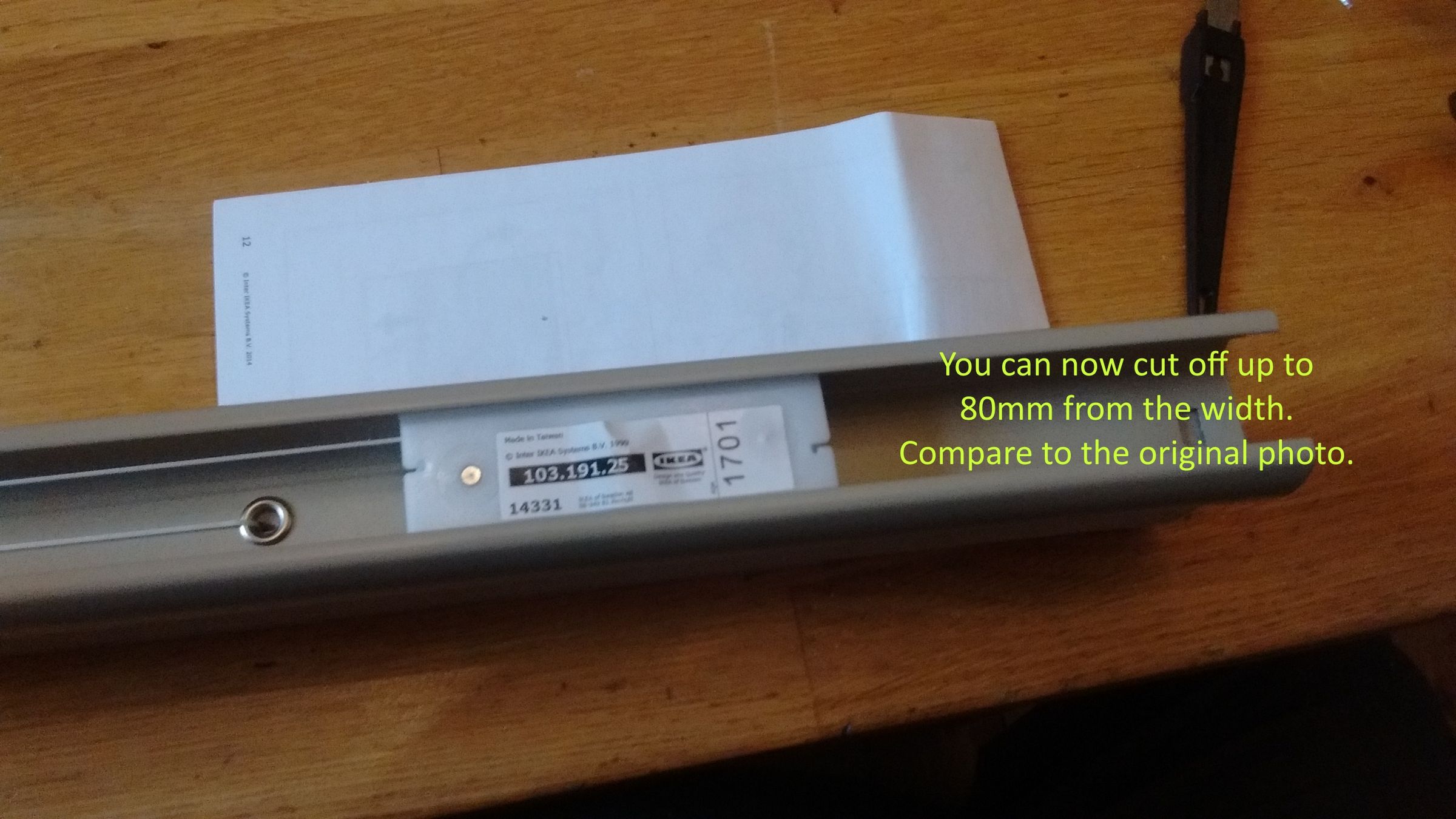 Cutting an IKEA Hoppvals Cellular Blind 6 Steps Instructables