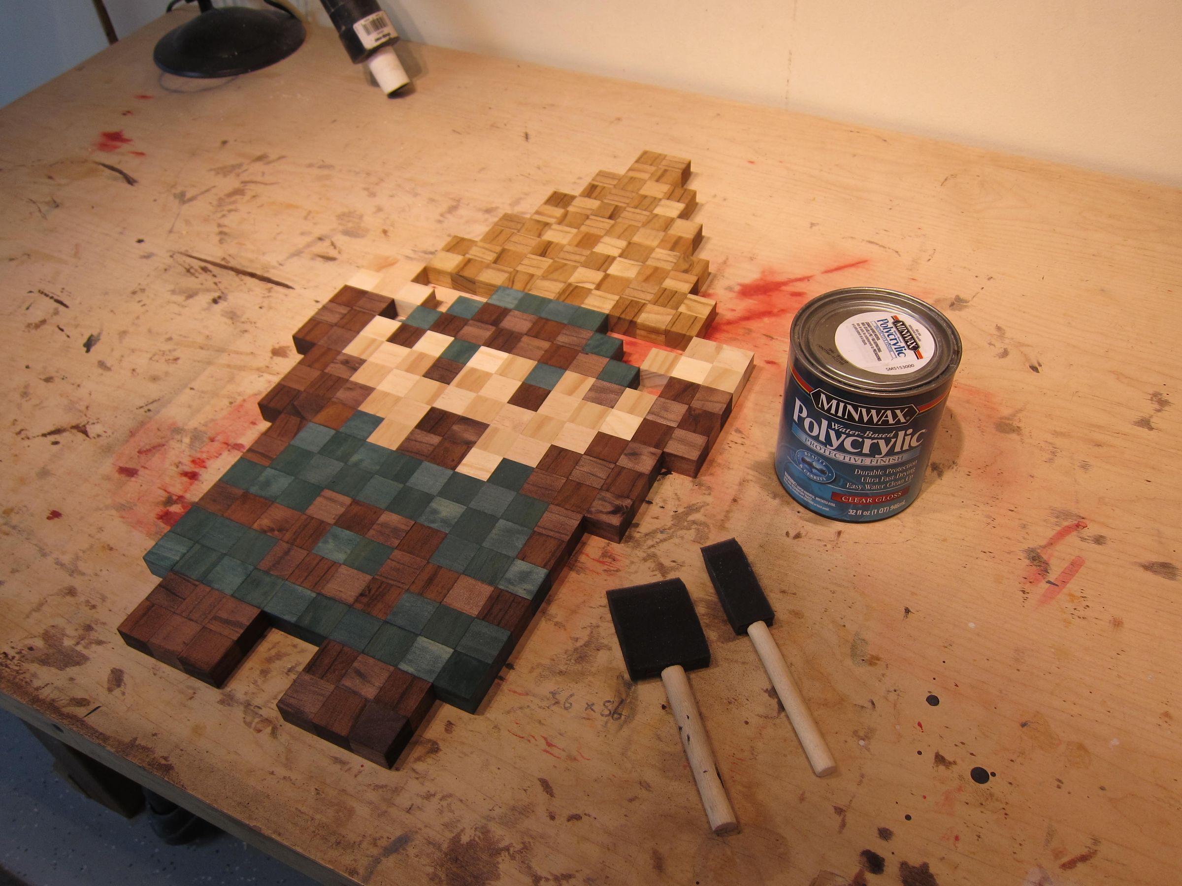 Stained Wood Pixel Art 7 Steps (with Pictures) Instructables