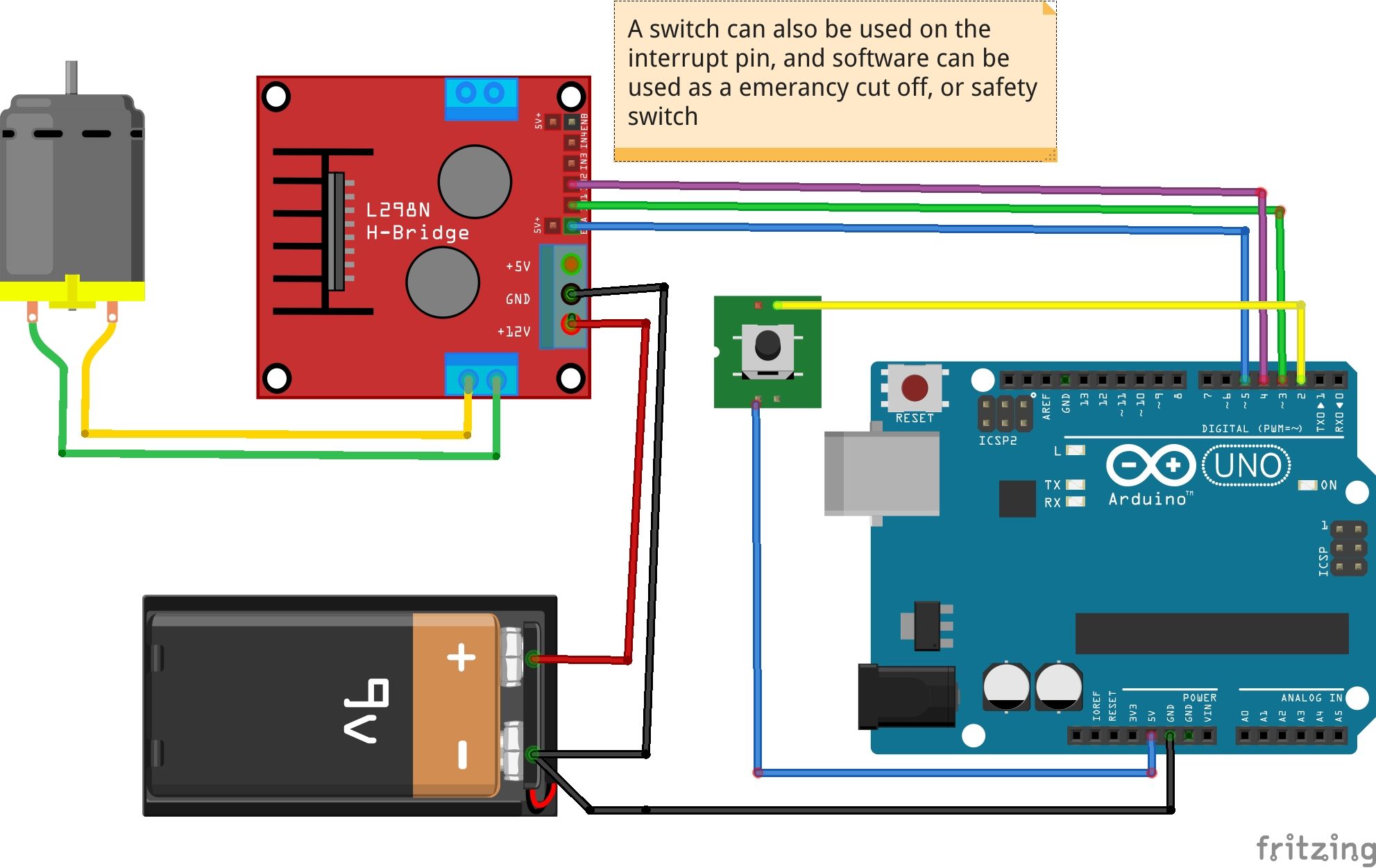 L298 DC Motor Driver Demos/Tutorial : 7 Steps (with Pictures) -  Instructables
