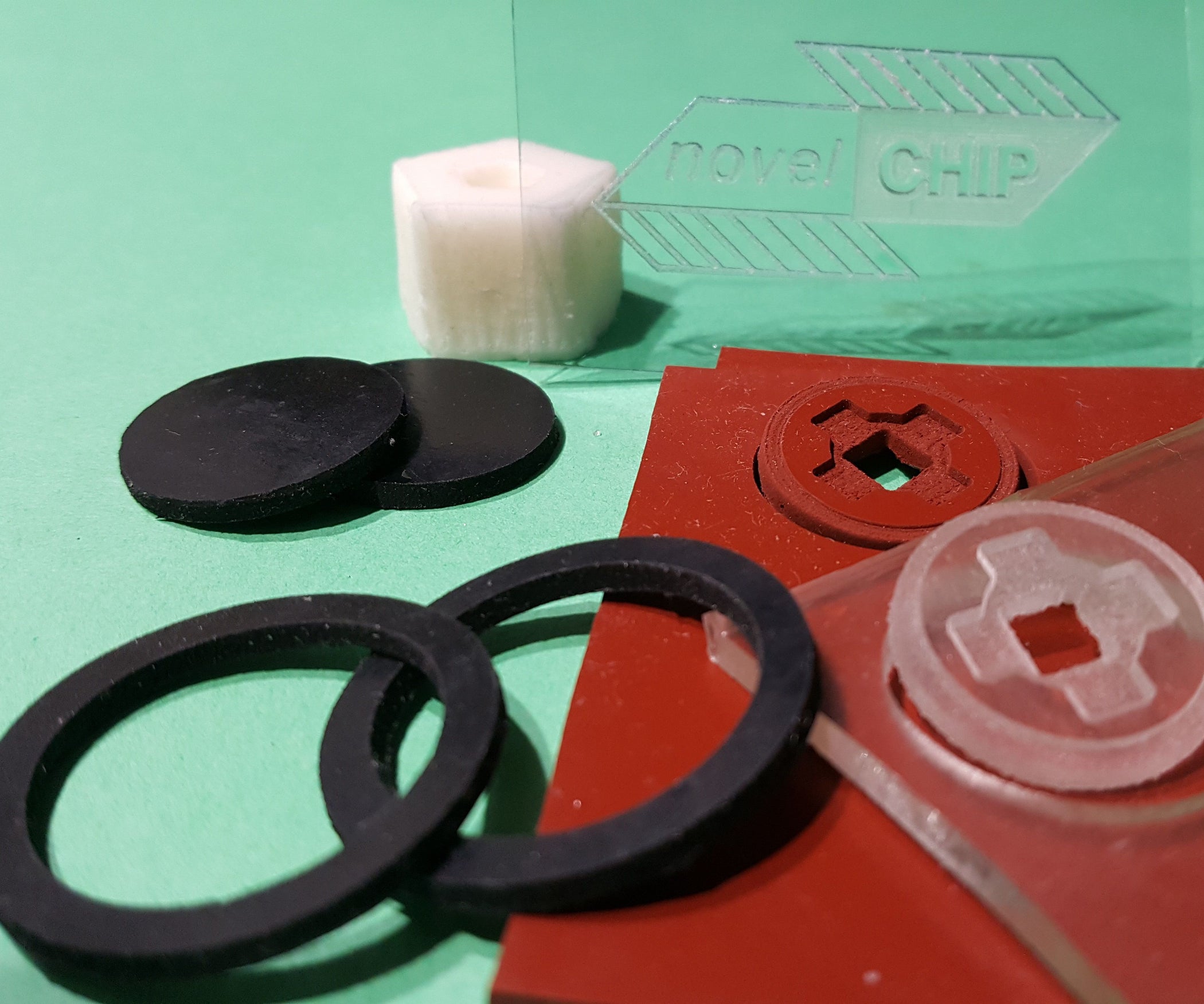 Easy Rubber Machining With a Needle 6 Steps (with Pictures