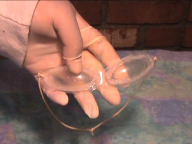 a pair of homemade emergency goggles!!! DIY Project DIY Project Image