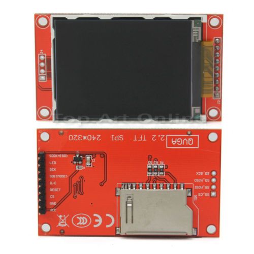 Cheap TFT 2.2 Inch Display on Arduino 