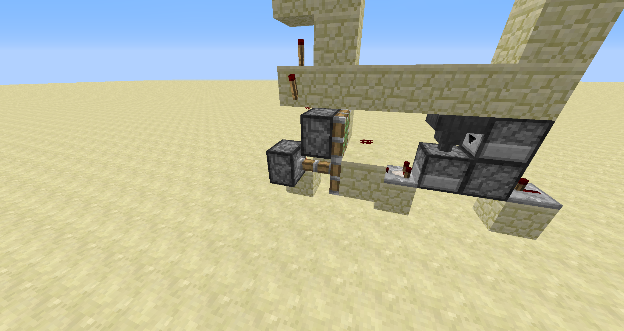 3x3 Minecraft Piston Door 18 Steps Instructables