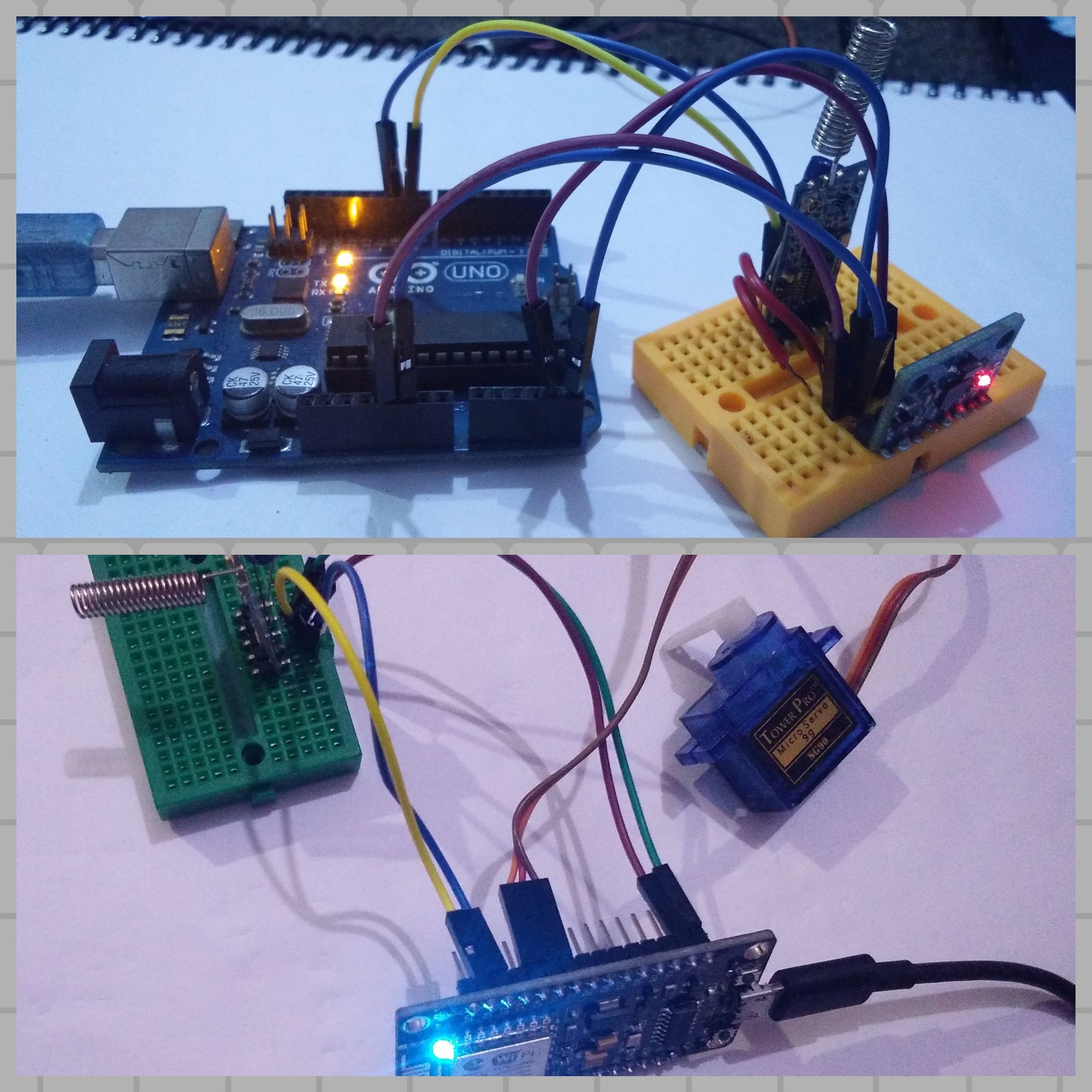 Controlling Servo Using MPU6050 Between Arduino and ESP8266 With HC12 6 Steps Instructables