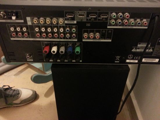 connecting passive subwoofer to receiver