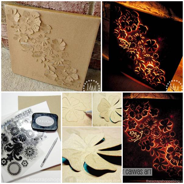 Led Strip Back Lit Canvas Art 12 Steps With Pictures Instructables - Backlit Wall Art Diy Led Strip Back Lit Canvas Art 12 Steps With Pictures Instructables - Backlit Wall Art Diy