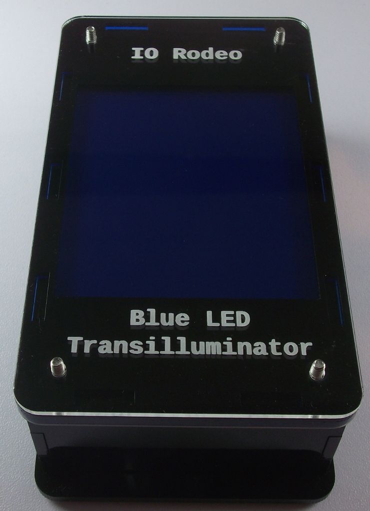 blue led transilluminator 8 steps