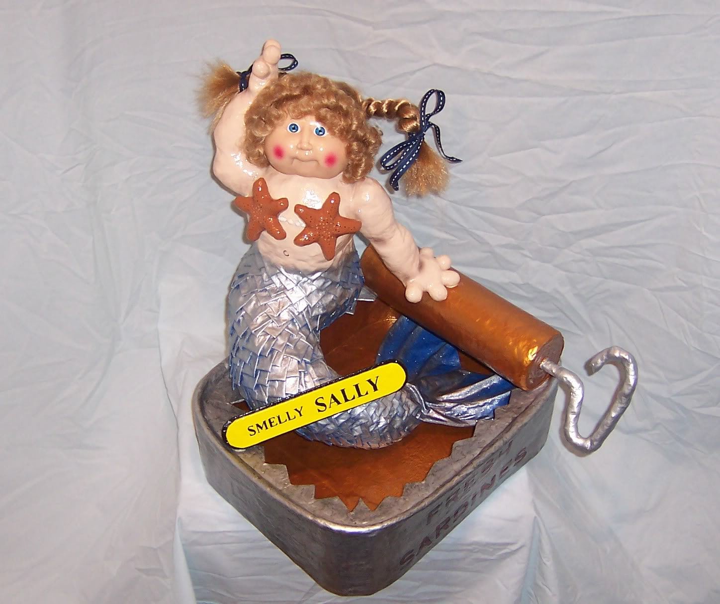 Garbage Pail Kids Sculpture (from Old Cabbage Patch Doll) 20 Steps