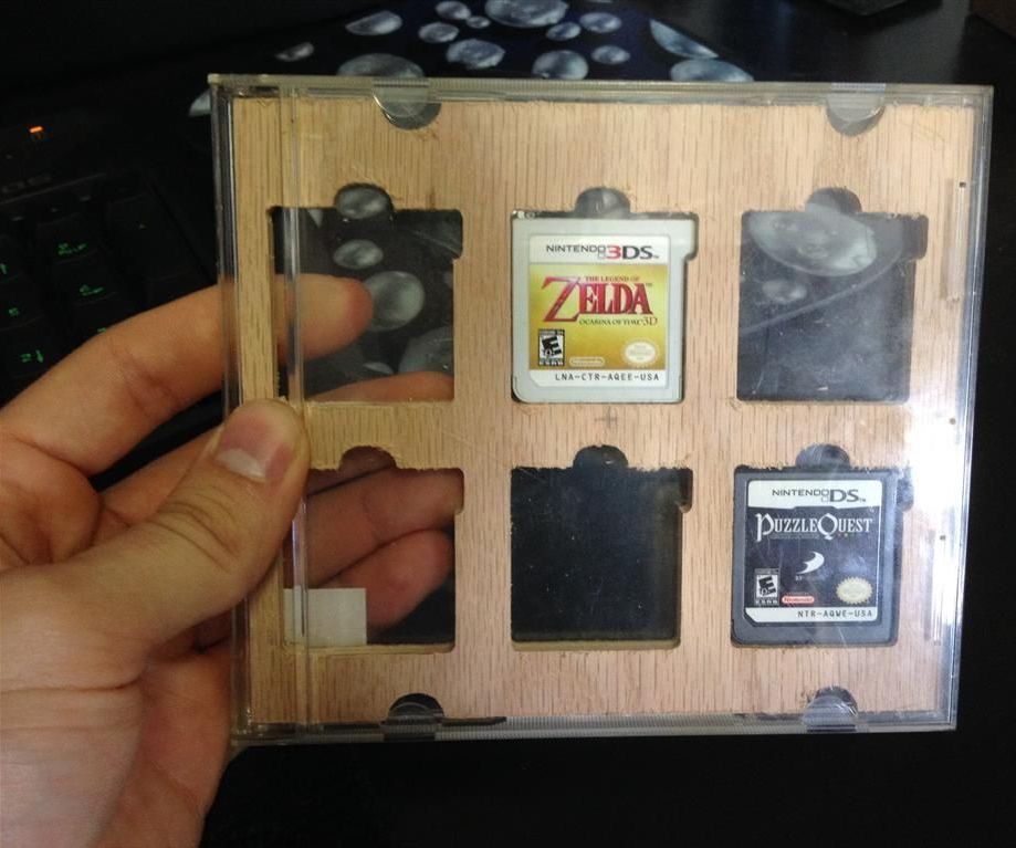 Nintendo DS and 3DS Game + SD Card Case/holder. Instructables