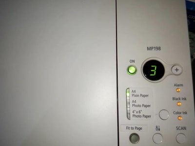 Using Canon Mp 198 Scanner Without Ink Or Cartridge 5 Steps Instructables