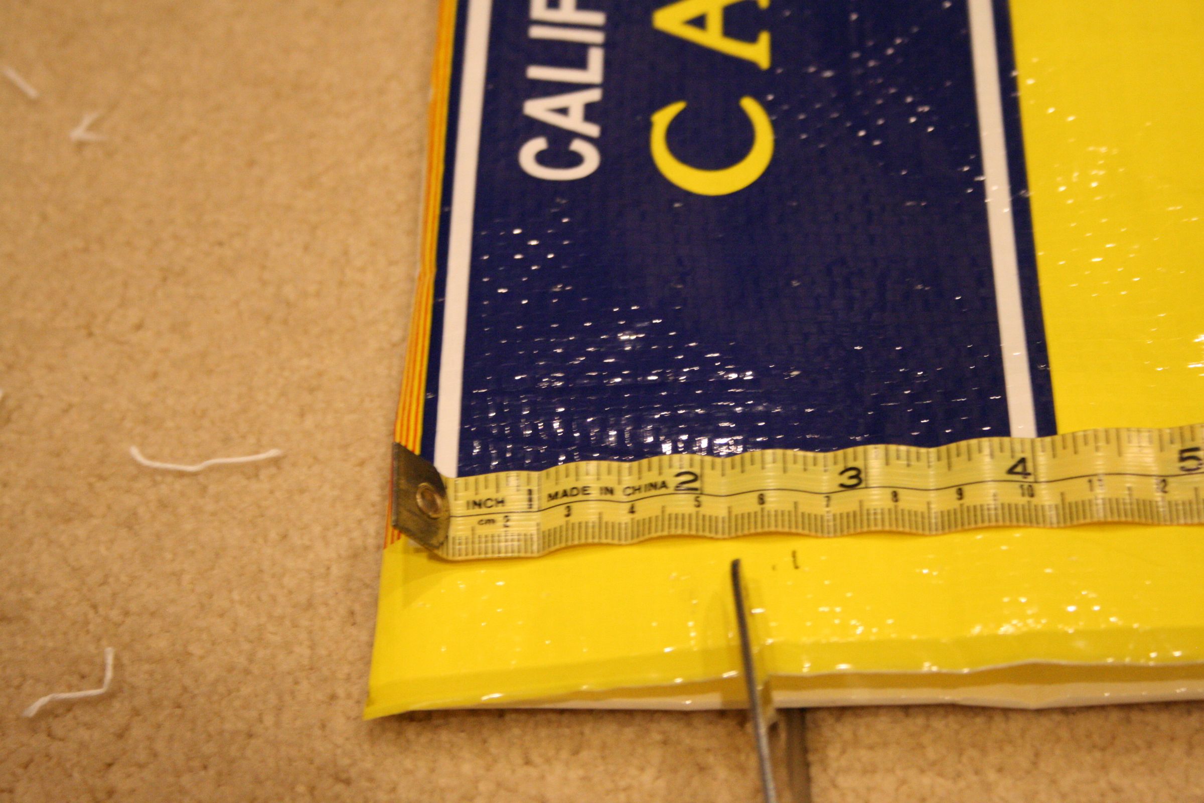 Reusable Grocery Bag Made From a Rice Bag 11 Steps (with Pictures