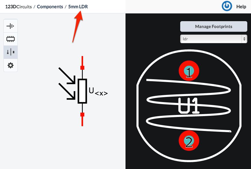 Design A 123d Circuits Io Component From Scratch 6 Steps Instructables