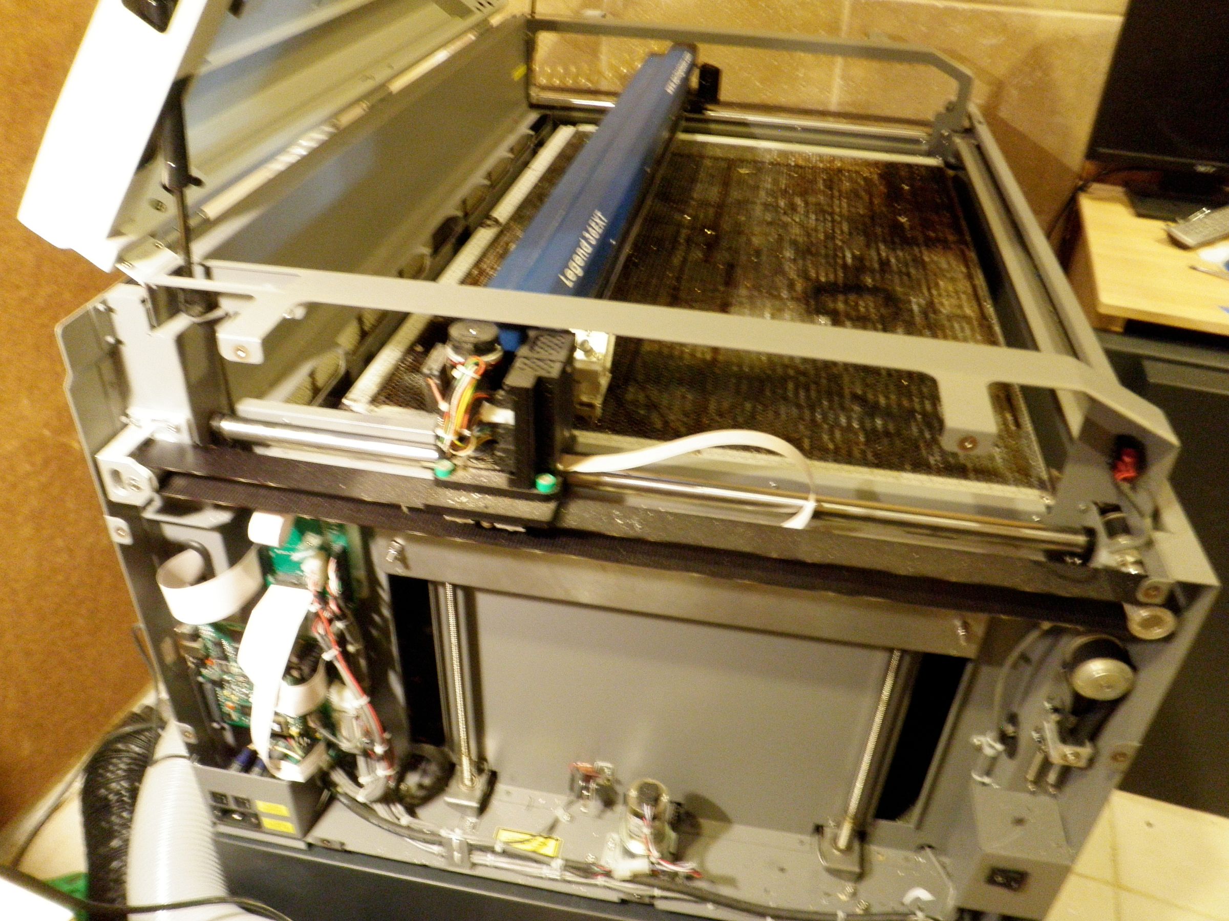 Clean an Epilog Legend 36EXT IBeam Belt 12 Steps (with Pictures