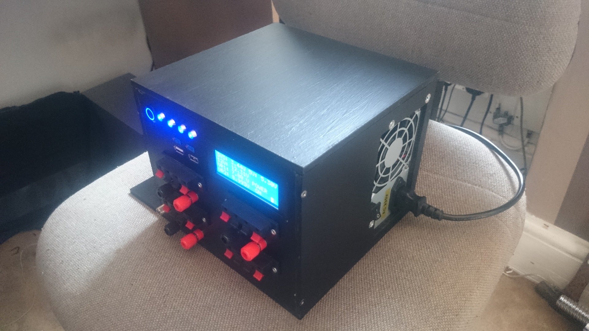 Bench PSU Power Supply From Old ATX With Arduino and LCD Monitor : 7