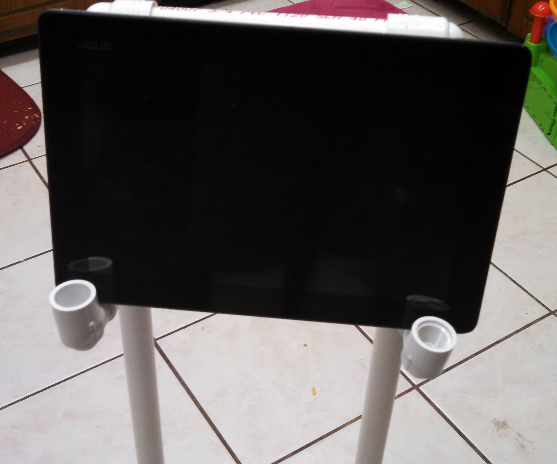 DIY guide for PVC Backseat Tablet Stand with step-by-step instructions