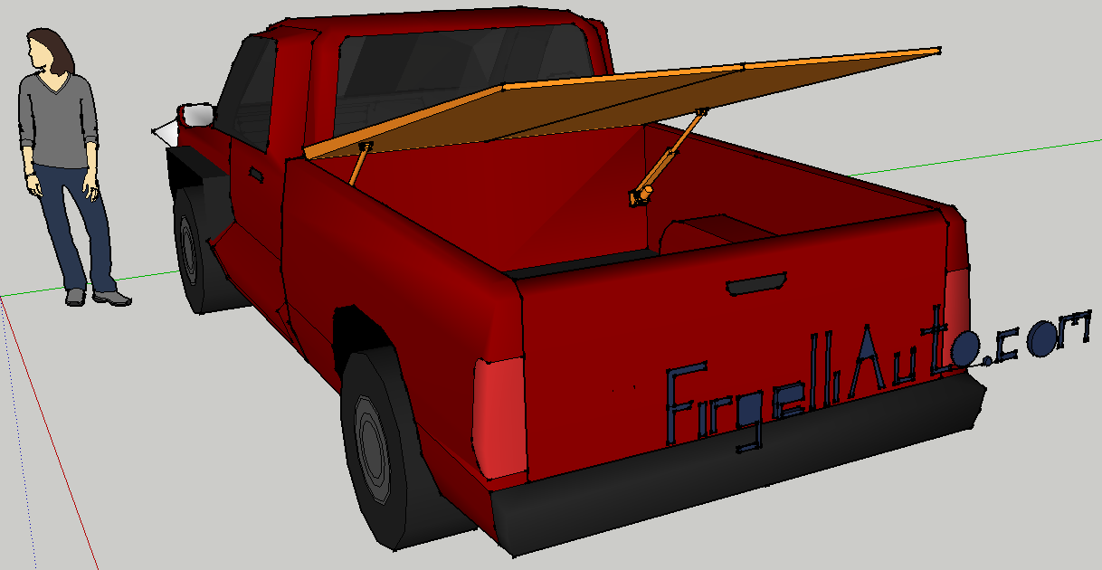 Tonneau Cover Hard Lid Converted To Automated Lift 3 Steps Instructables