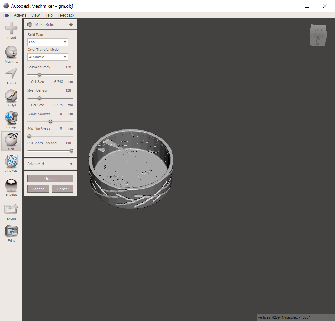 Merging Objects in Meshmixer 6 Steps Instructables