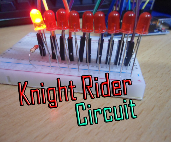 555 knight rider circuit DIY Project to Discover - FindingDIY