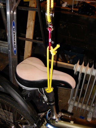 Bicycle Hoist Or How To Get The Wife S Bike Out Of My Way 8 Steps Instructables Bicycle Hoist Or How To Get The Wife S Bike Out Of My Way 8 Steps Instructables