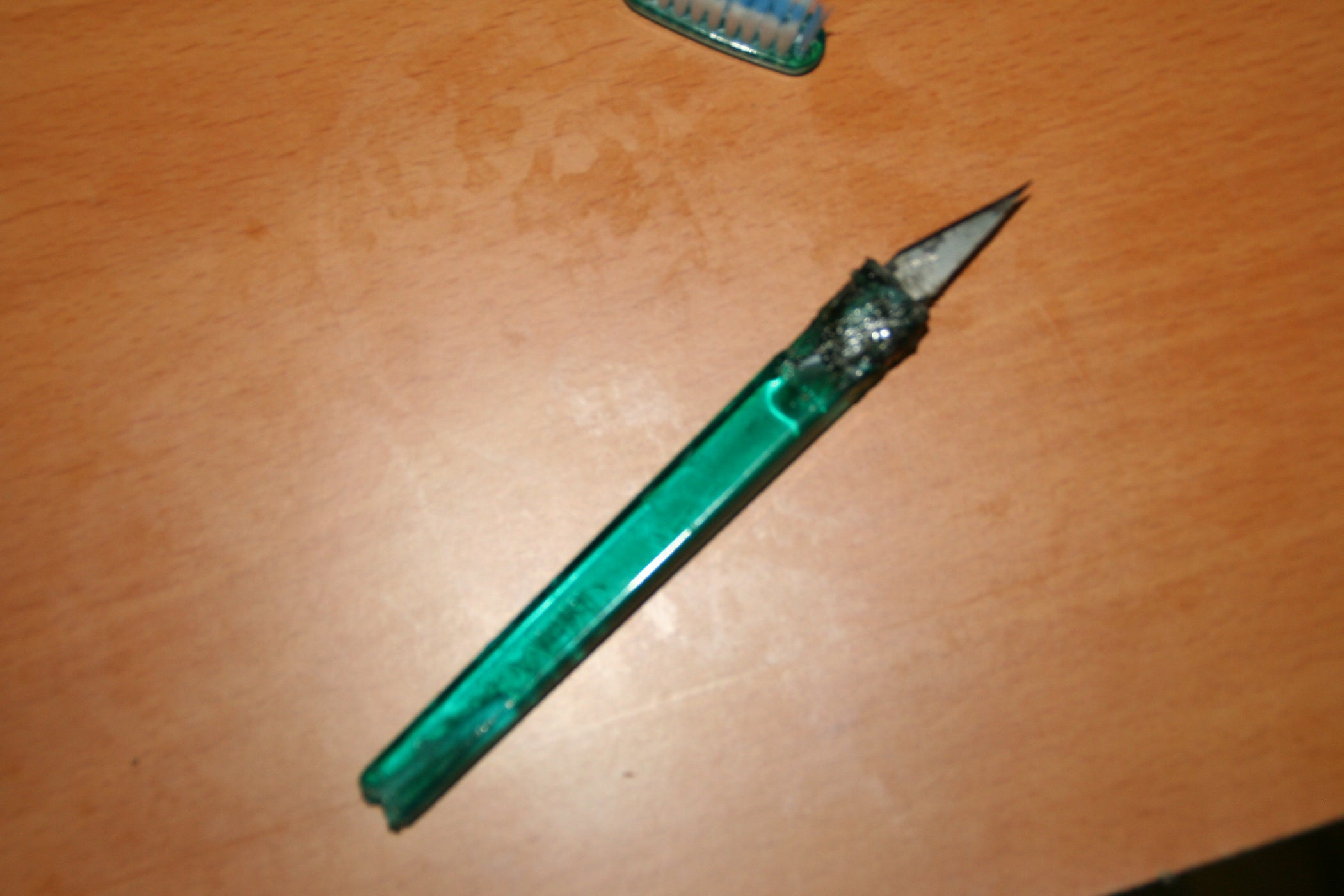 Toothbrush X Acto Knife 7 Steps Instructables