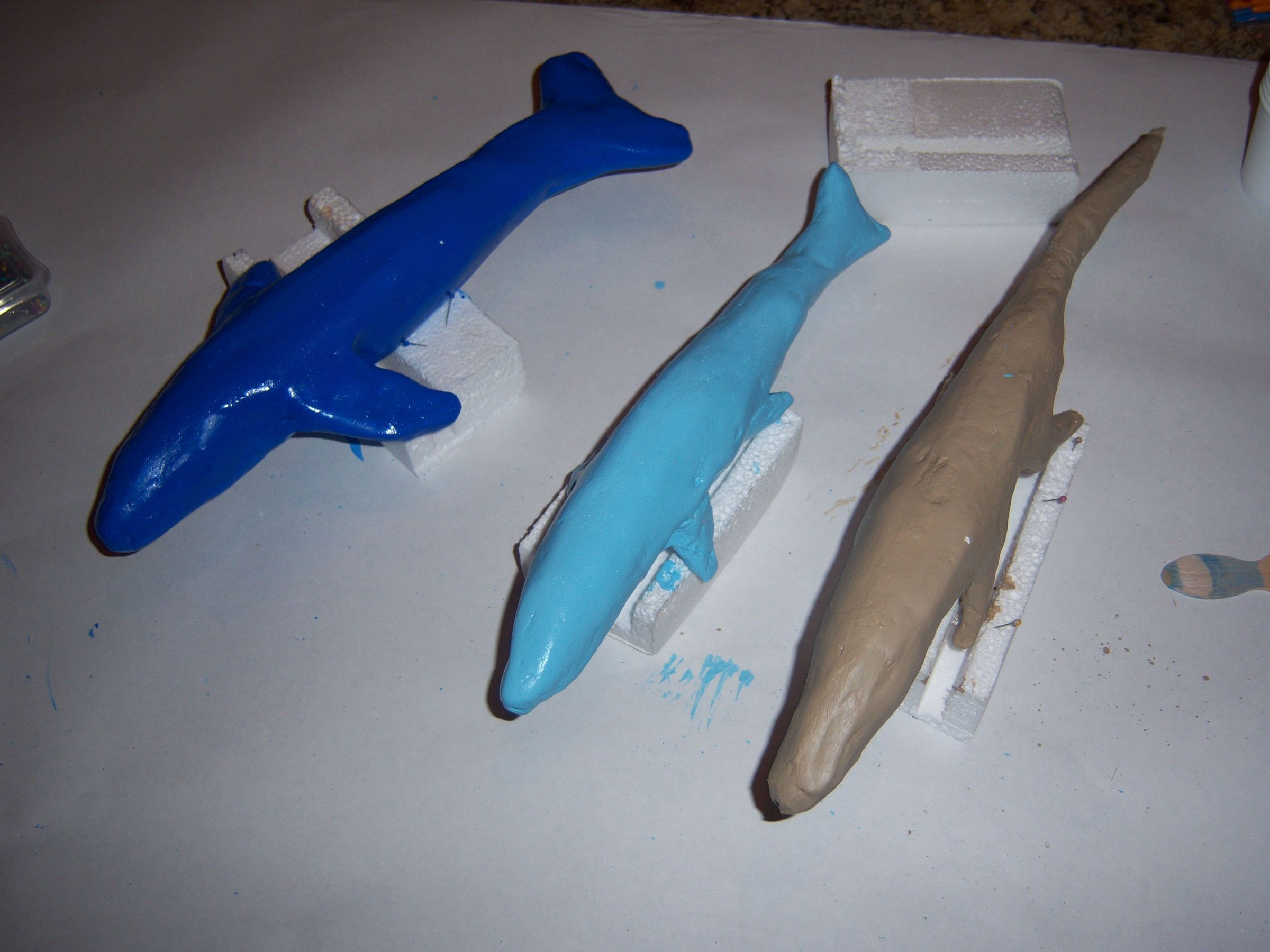 Plaster Models for School Project ("Plaster Mache") 7 Steps