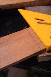 Marcação, corte e afixação.