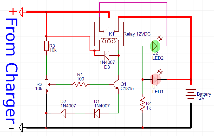 Lead Acid Battery Charger Circuits Homemade Circuit Projects