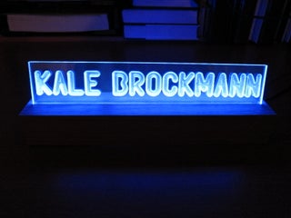 Awesome Led Edge Lit Desktop Nameplate 10 Steps With Pictures Instructables Awesome Led Edge Lit Desktop Nameplate 10 Steps With Pictures Instructables