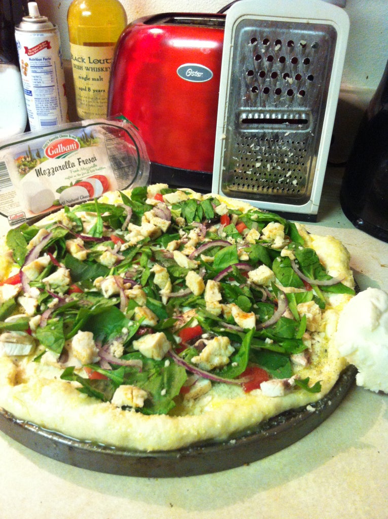 Quick & Simple Healthy Chicken Pizza! : 4 Steps - Instructables