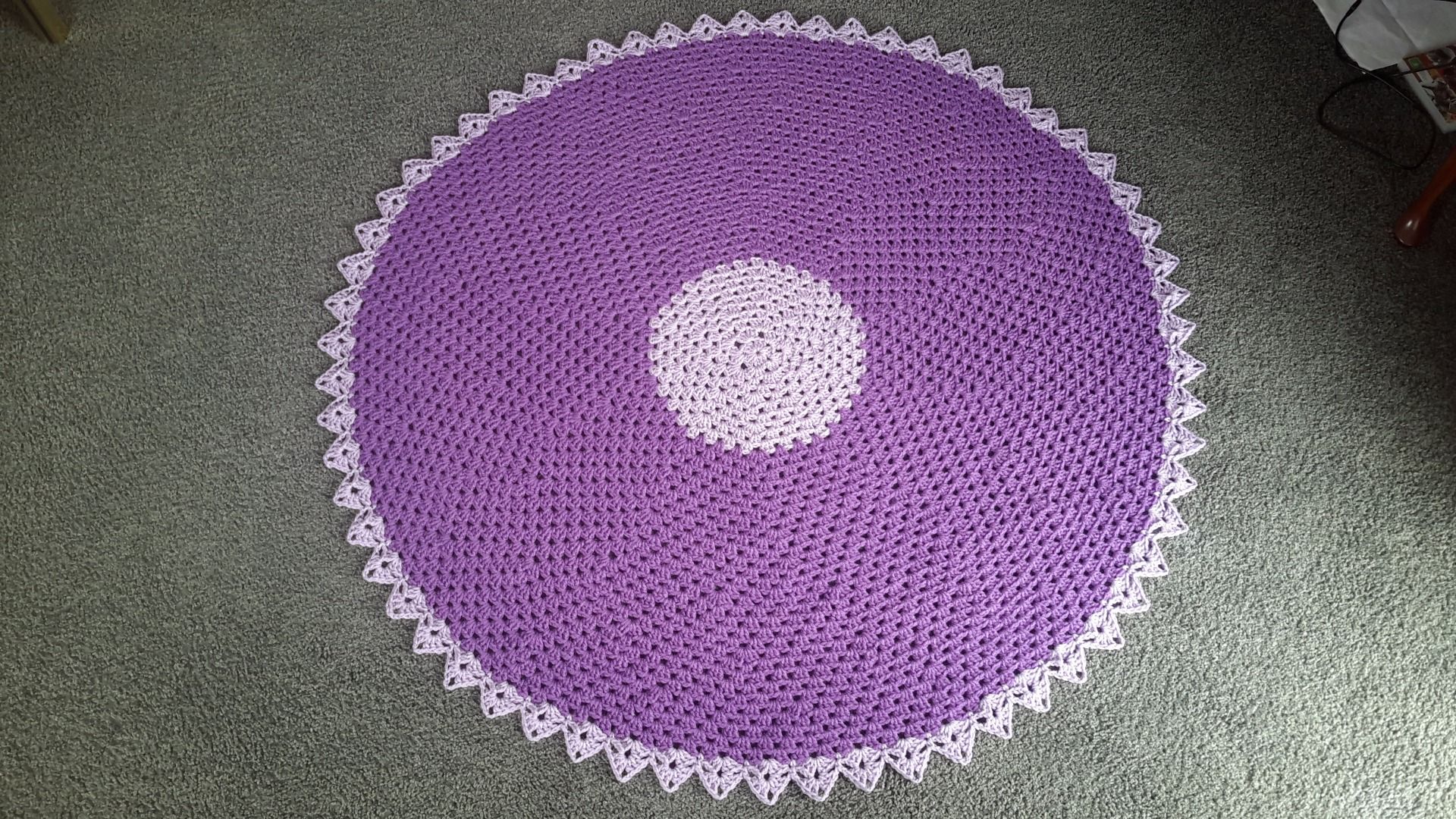 Round Granny Stitch Blanket Tutorial Instructables