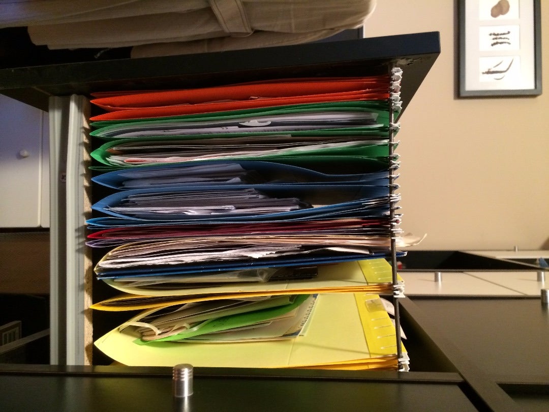 IKEA Expedit Filing Hack 6 Steps (with Pictures) Instructables