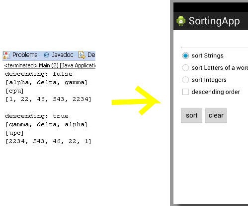 Example Java Code For Building A Simple Gui Application