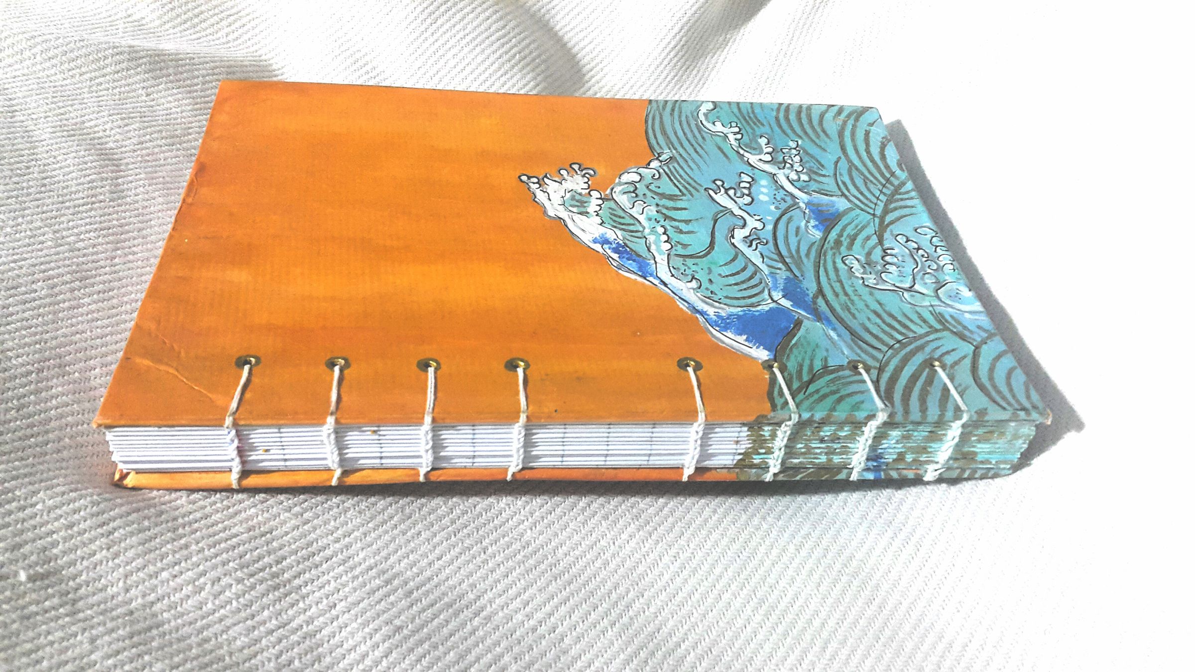 DIY Coptic Stitch Bound Notebook