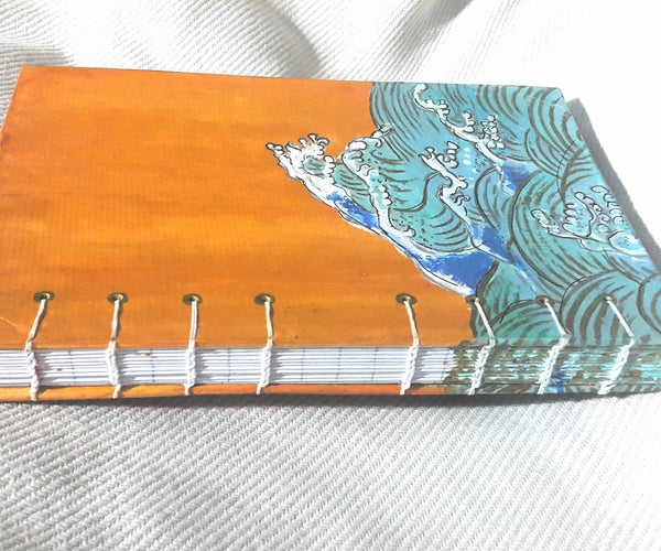 DIY Coptic Stitch Bound Notebook