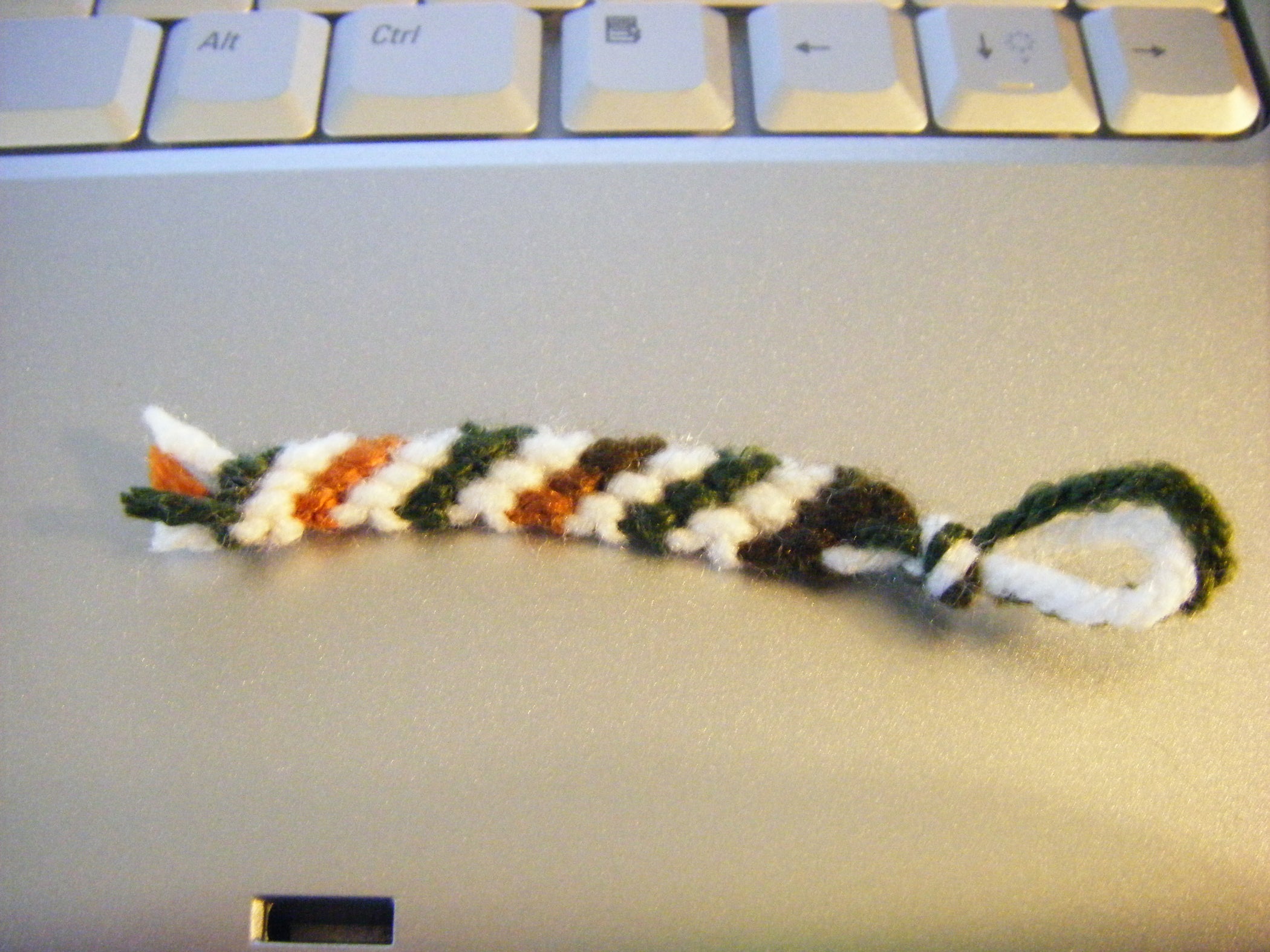 How to Make a Friendship Bracelet or Keychain 4 Steps Instructables
