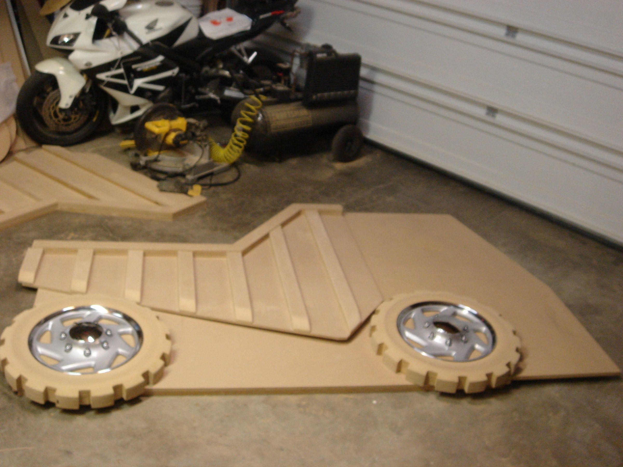 Building a Dump Truck Bed With Front Loader Book Shelf 7 Steps (with