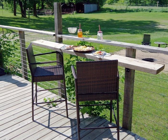 Bar Top Deck Railing (with Pictures) Instructables