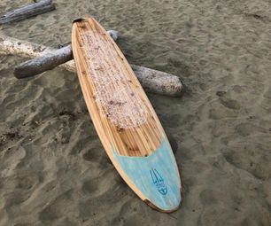 Hollow Wood Surfboard - Plywood and Cedar