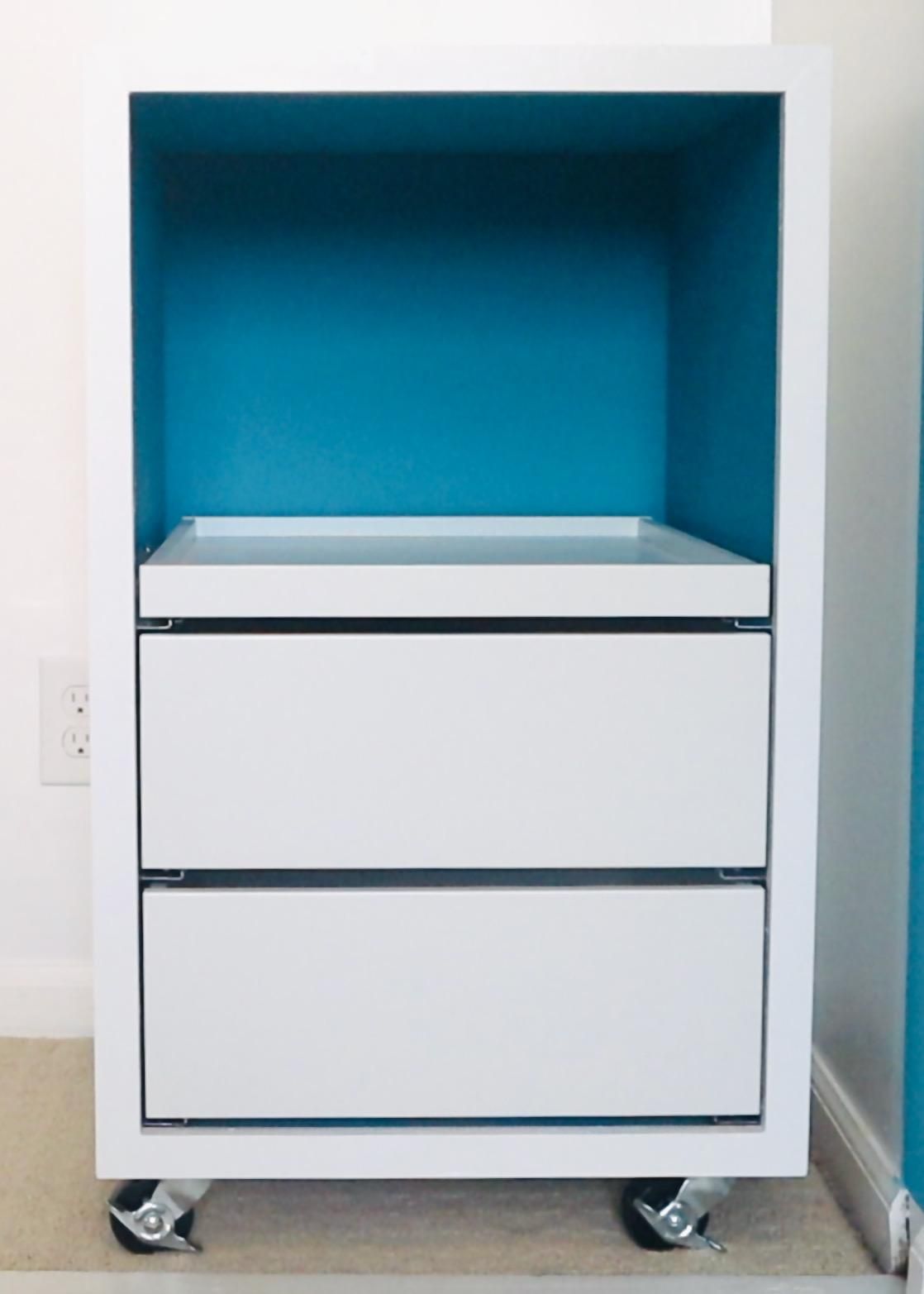 Rolling Printer Cart for TWO Printers + Storage 6 Steps (with