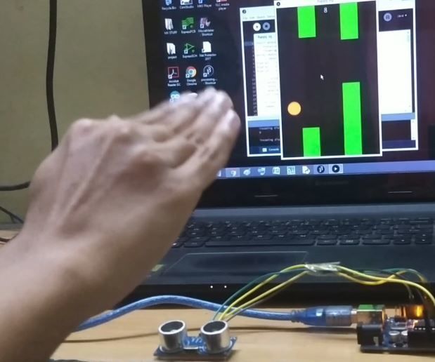 DIY guide for Flappy Bird Using Arduino and Processing with step-by-step instructions
