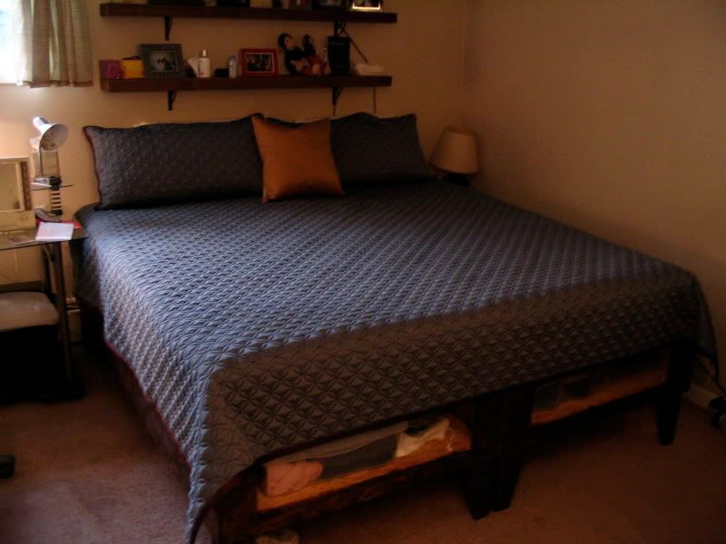 Diy Bed With Storage For Under 100 Instructables