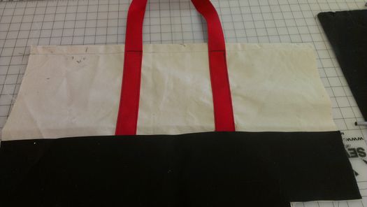 Put the Reinforcing Fabric on the Bottom.