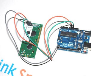 how to use arduino i2c serial lcd 16x2 (yellow backlight) DIY Project ...