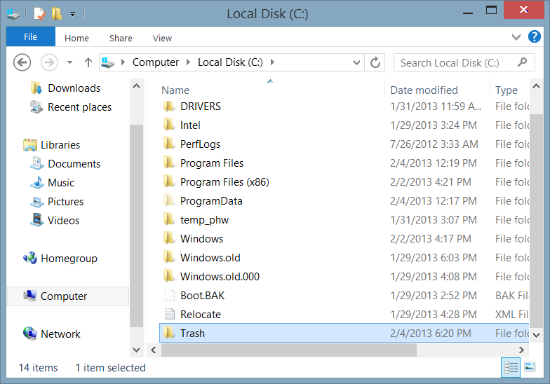 windows 8 recycle bin location windows 8 recycle bin location