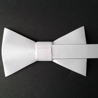paper bow tie 6 steps with pictures instructables